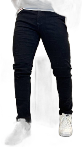 Hausta semi skinny stretch black jeans
